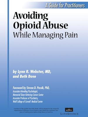 cover image of Avoiding Opioid Abuse While Managing Pain